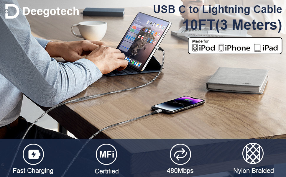 USB C to Lightning Cable