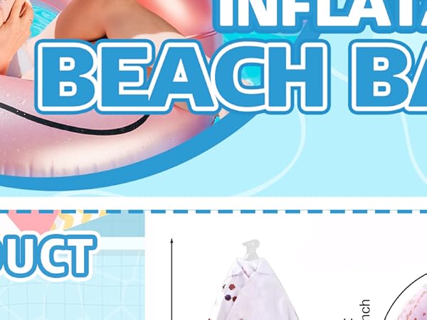  Mermaid Inflatable Beach Ball 