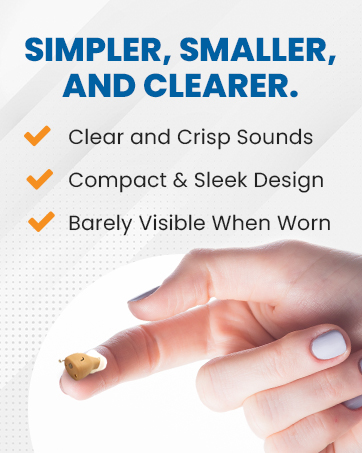 Simpler, Smaller, and Clearer - showing image how its in someone hand