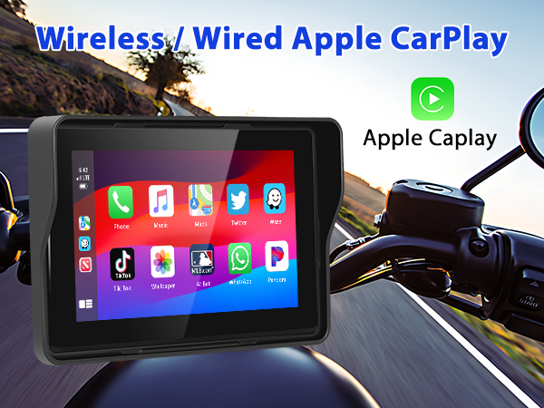 Amazon.com: Podofo 2025 Upgrade Motorcycle GPS Wireless
