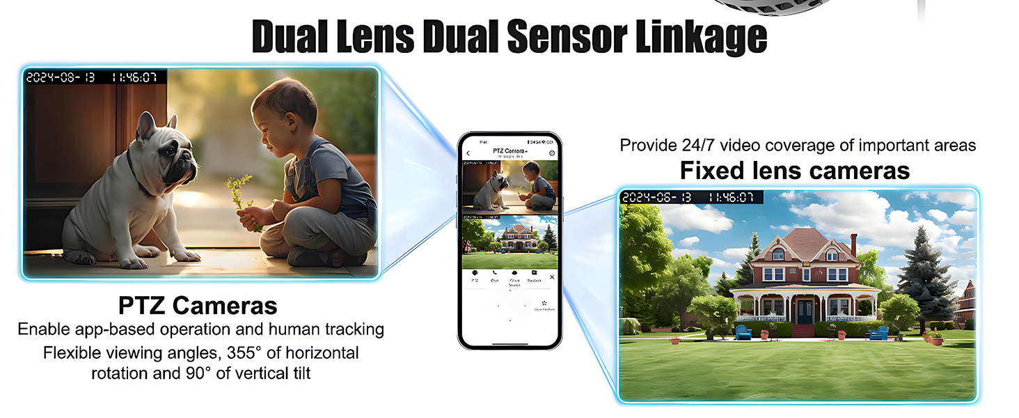 camaras de seguridad para casa 360 grados exterior inalambricas