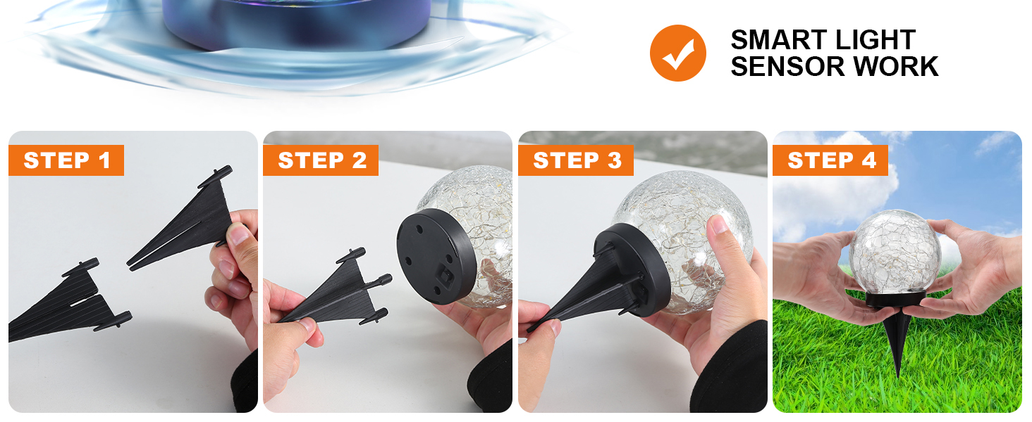 Solar Orbs for Outside