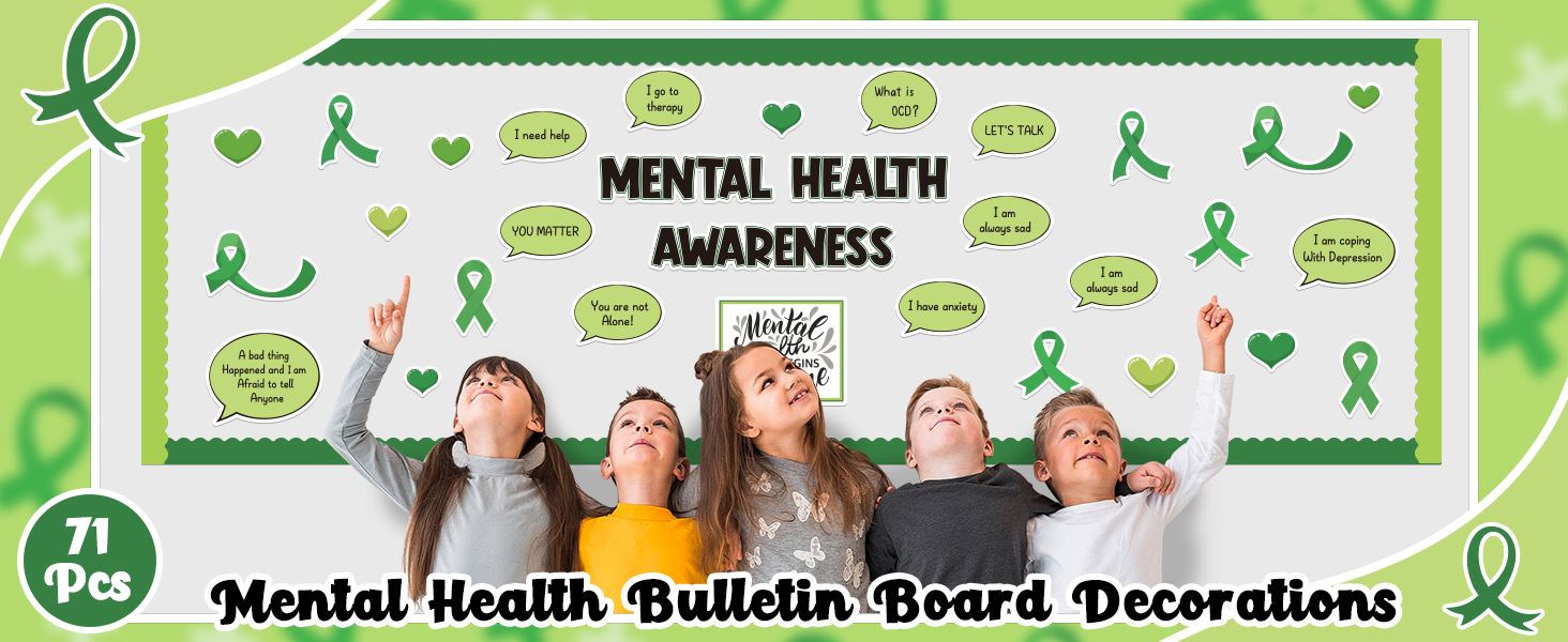 72Pcs Motivational Bulletin Board Classroom Decoration