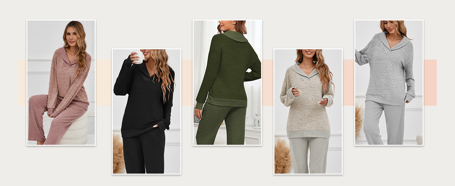 2 Piece Ribbed Knit Set