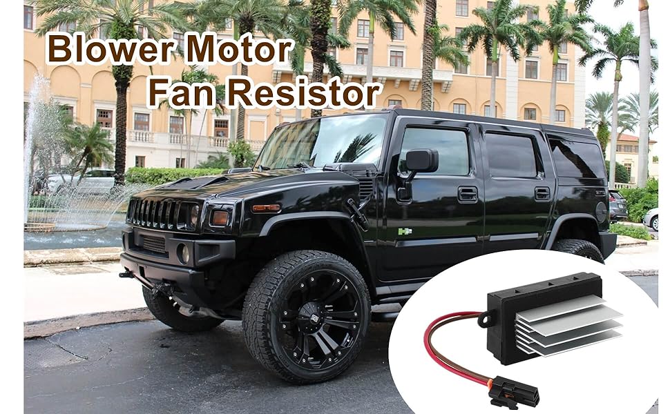 Blower Motor Resistor Heater Fan Control Module fit for Hummer H2 2003-2007  Replace 19331830 19329838 89023355 93803637 88986529 15-80388 15-80655