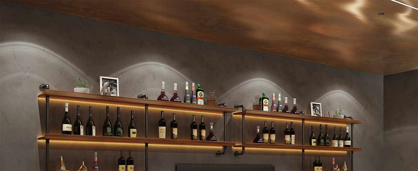 Wall Mounted Wine Rack