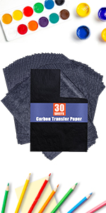 Carbon Paper for Tracing Graphite Transfer-Paper Black Graphite Paper for Tracing Drawing Patterns 