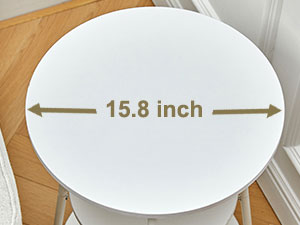 small bedside tables round