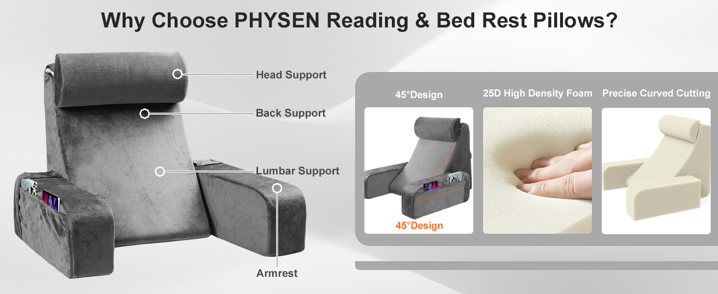 Reading &amp; Bed Rest Pillows