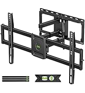 USX MOUNT UL Listed Full Motion TV Wall Mount for Most 47-84 inch TVs up to 132lbs, Wall Mount TV...