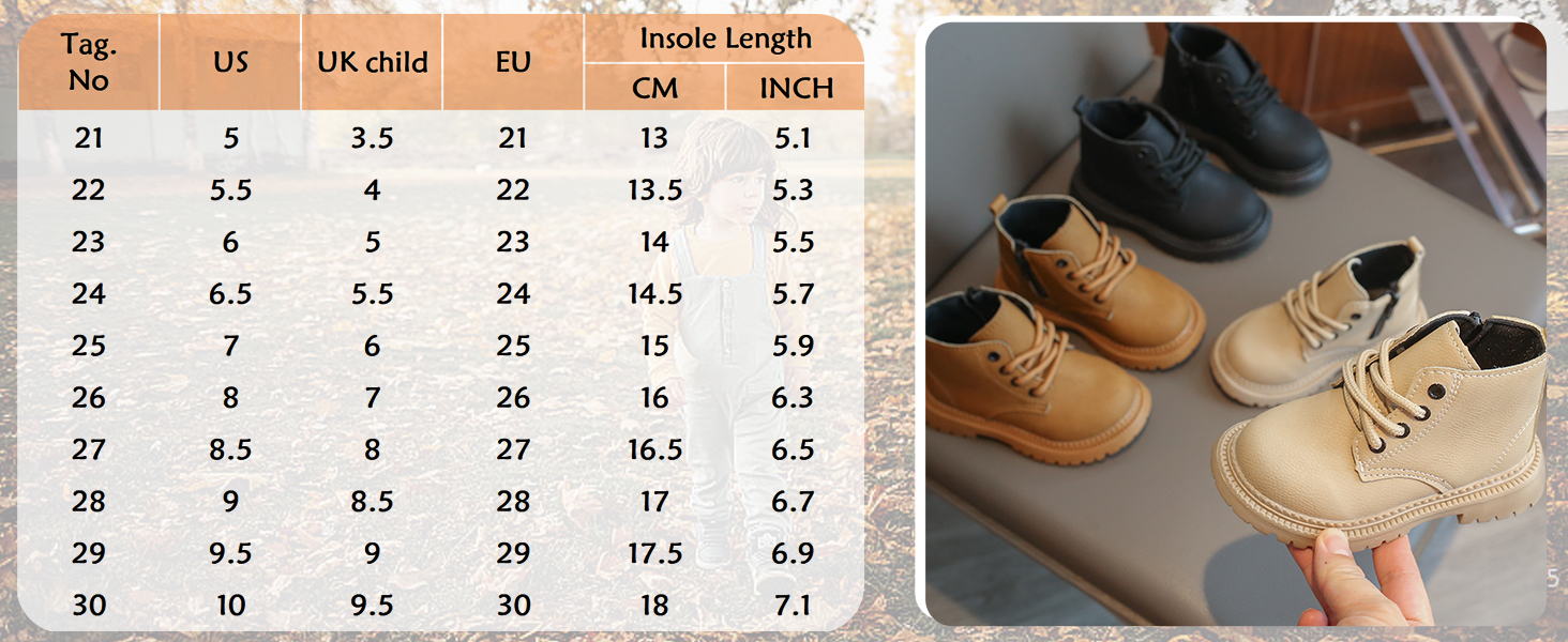 Boys Girls Ankle Boots