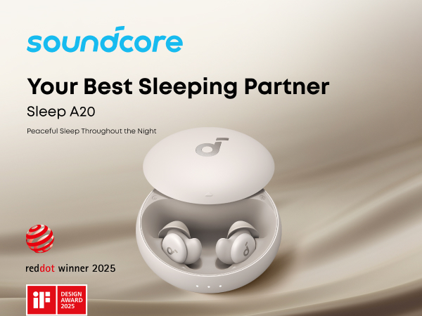 soundcore Sleep A20 Earbuds by Anker, Noise Blocking, Comfy