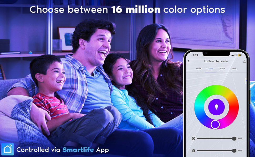 rgb rgb tunable white smart led recessed ceiling light downlight color selectable app voice control