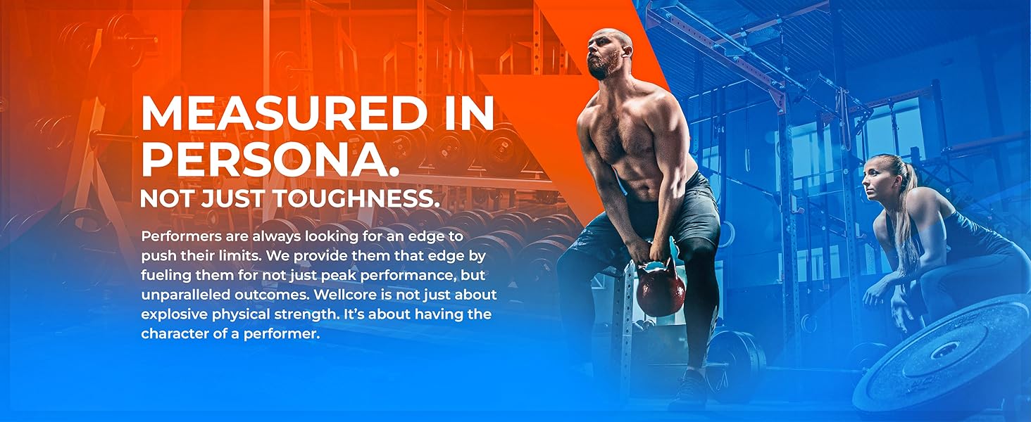 Wellcore Pre Workout Supplement (2x330g, 60 Servings) Valencia