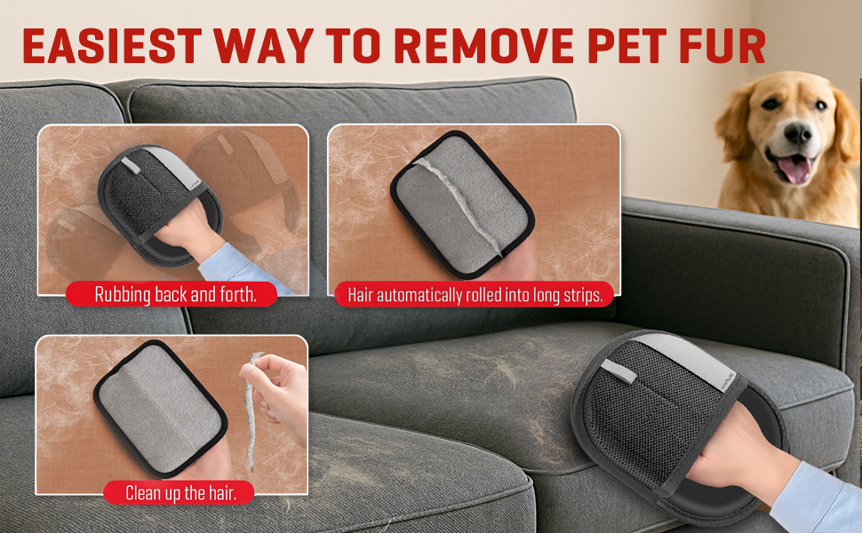 Pet Hair Removal Gloves