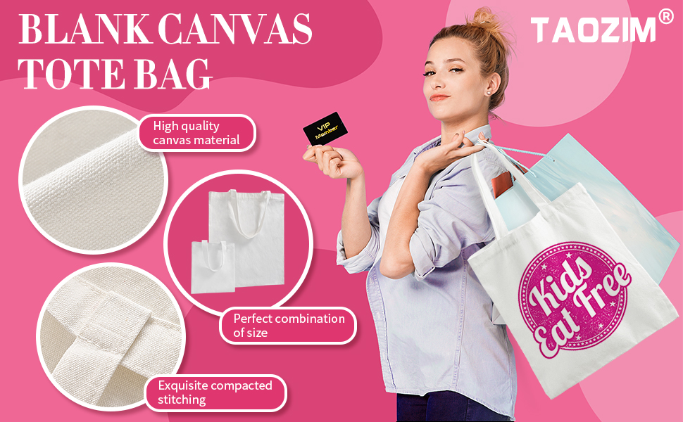 Sublimation Blank Tote bags