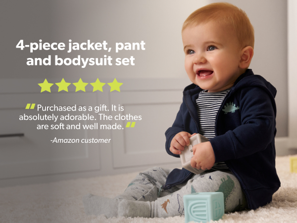 simple joys bodysuit and pant set, five star review