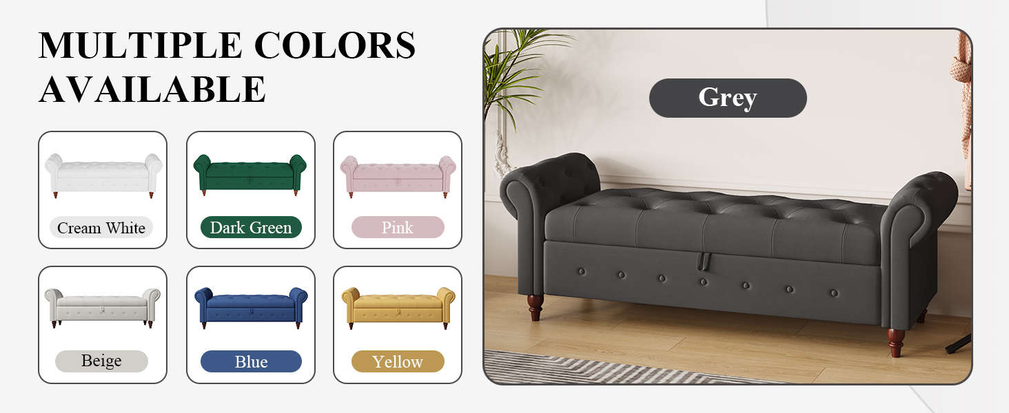 Storage Ottoman Bench