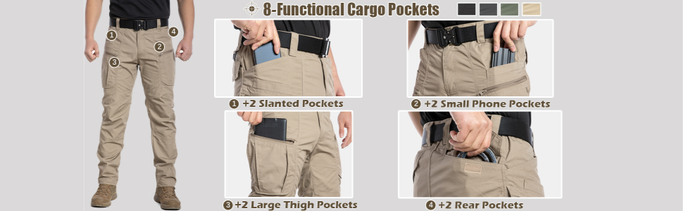 Rugged & Versatile Tactical Pants for Outdoor & Work Needs