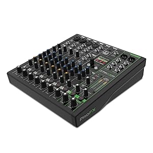 Mackie ProFX10 GO Battery-Powered Analog Audio Mixer With Bluetooth