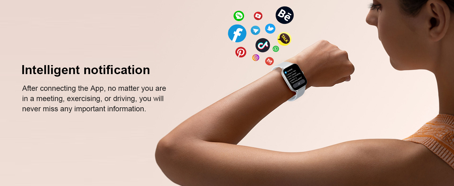 Smart Watch for Men Women Answer/Make Calls, 1.96" Fitness Watch Step