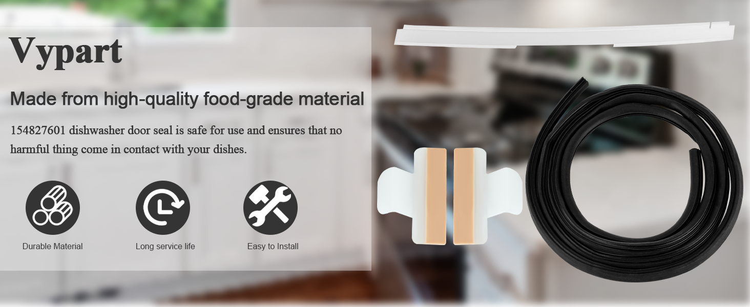 154827601 Dishwasher Door Seal Fit For Frigidaire