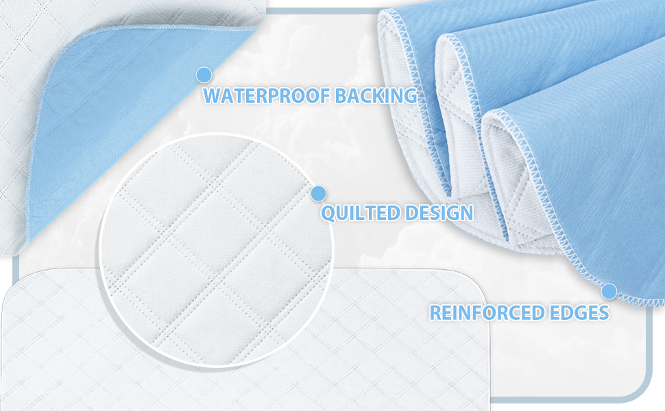 Washable Pee Pads for Dogs Reusable Puppy Pads Pet