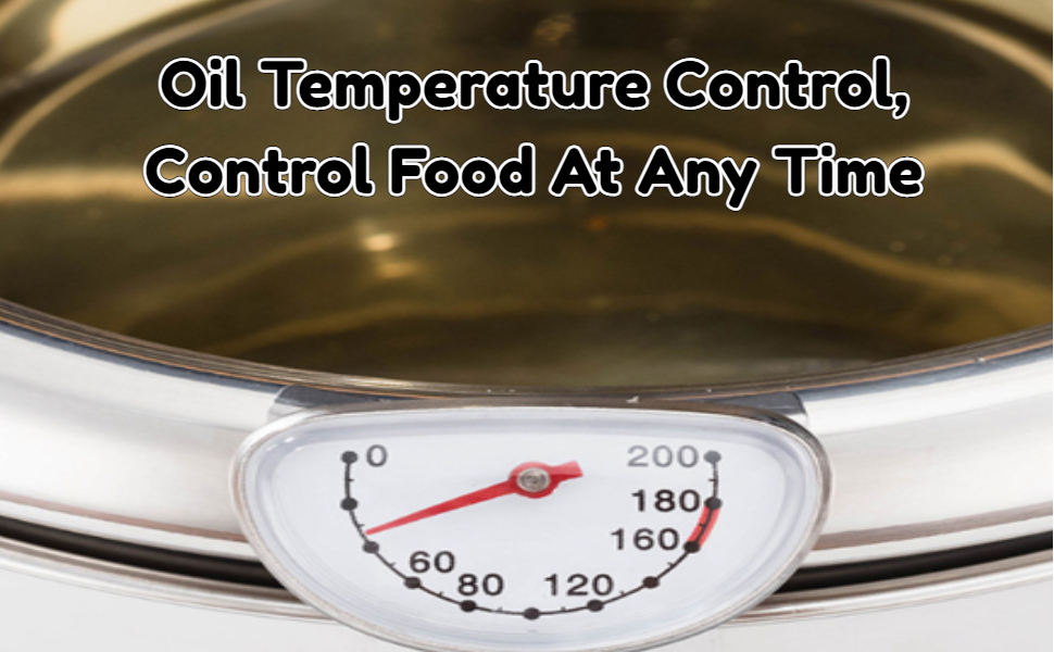 Japanese Style Deep Frying Pot, 9.5 Inch Stainless Steel with