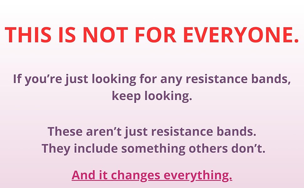 not for everyone