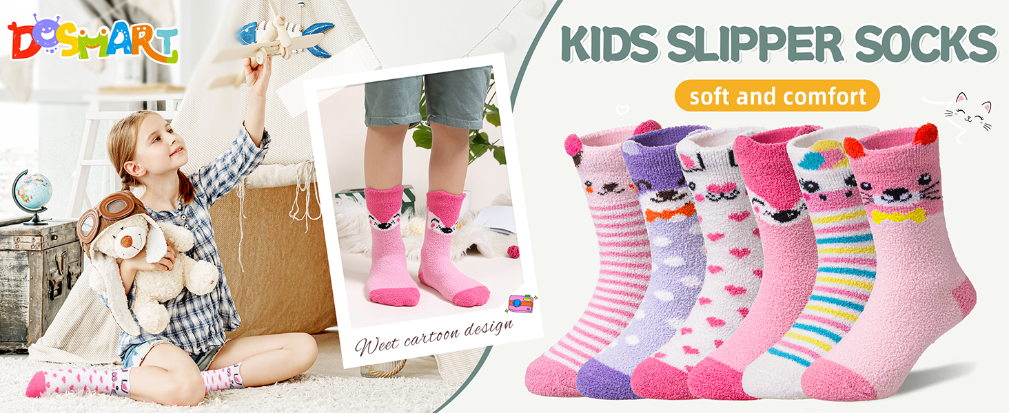 kids fuzzy socks