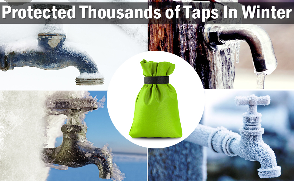 Outdoor Faucet Covers for Winter, Pro 10" H x 7" W Outside