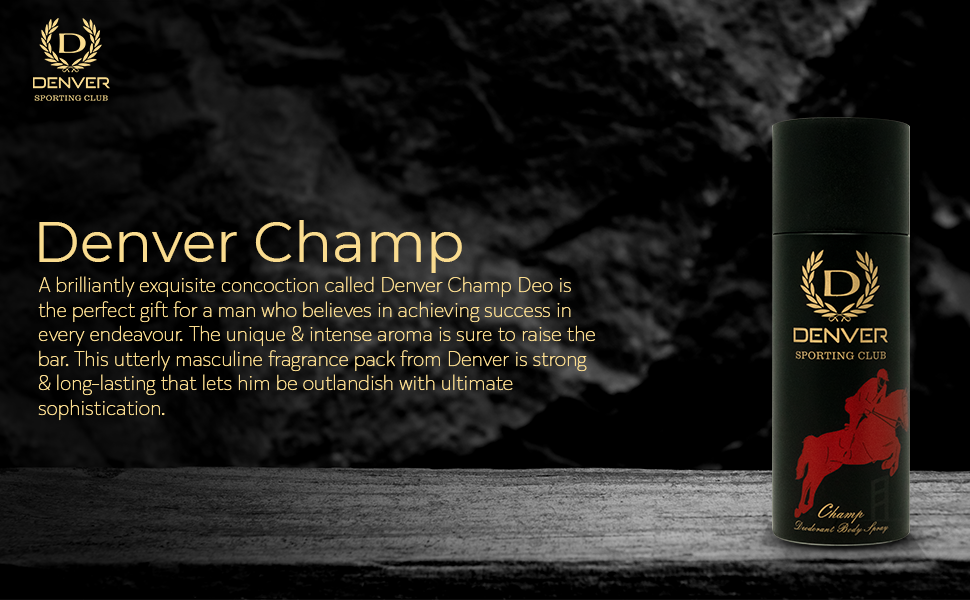 Buy DENVER Sporting Club Victor Deo for Men (165ML) Long Lasting