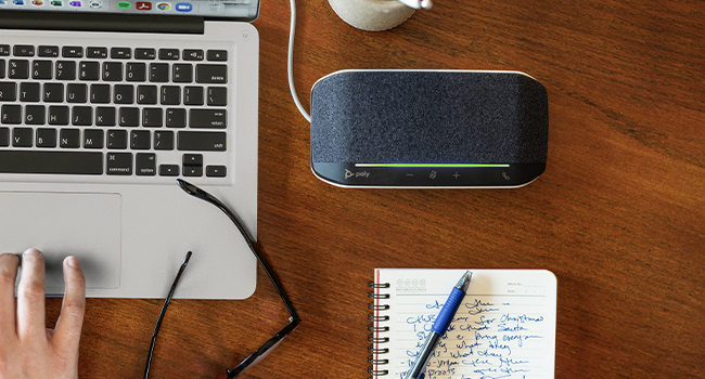 plantronics poly sync 20 speakerphone teams certified speaker clear calls for work speak 510 speaker