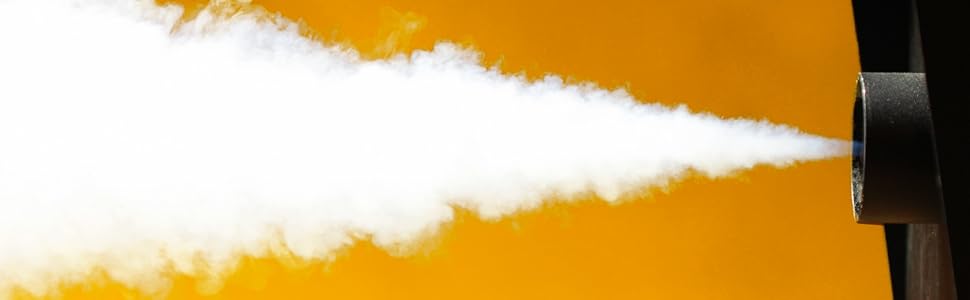 Fumée incolore sans odeur ni résidu