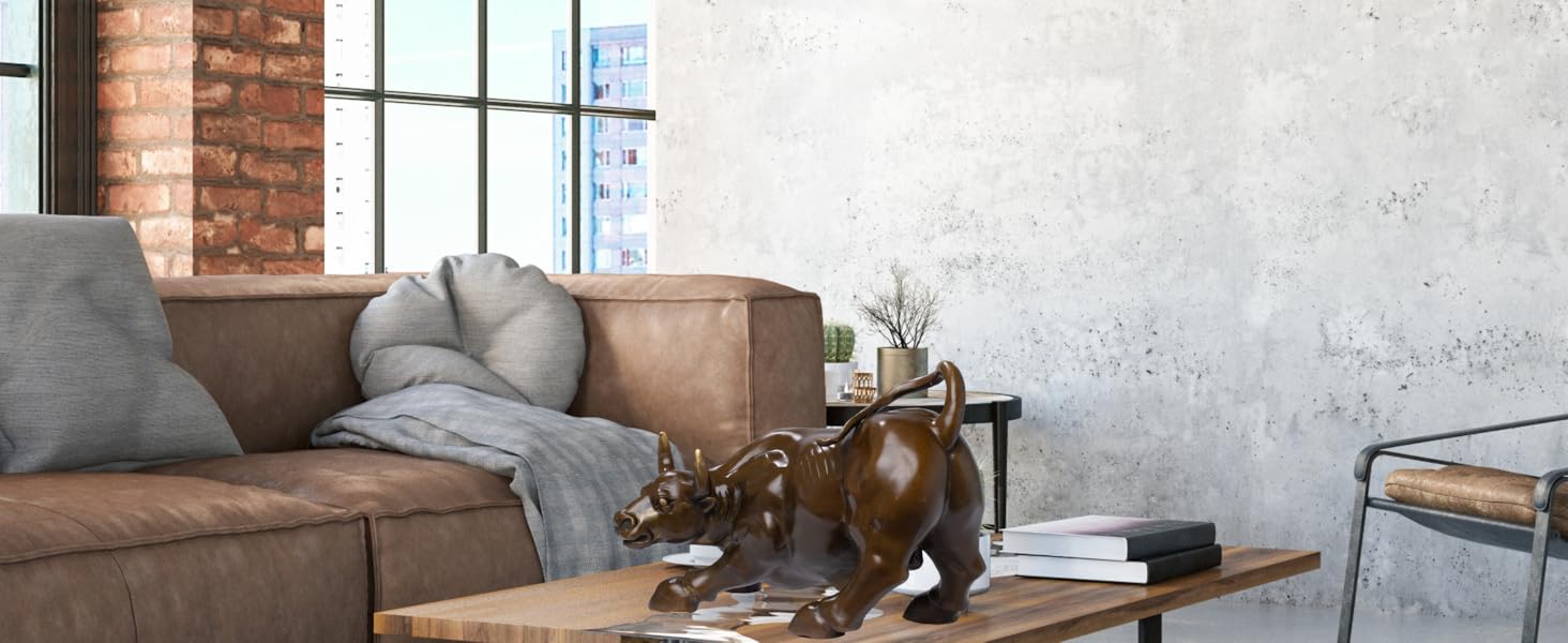 brass artmoulin brass wall street bull statue