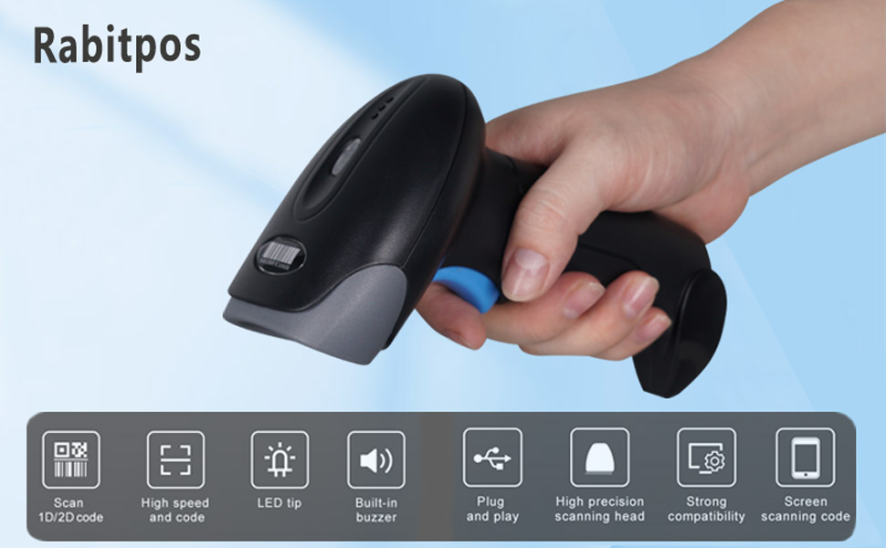 Wireless Bar Code Reader for POS System