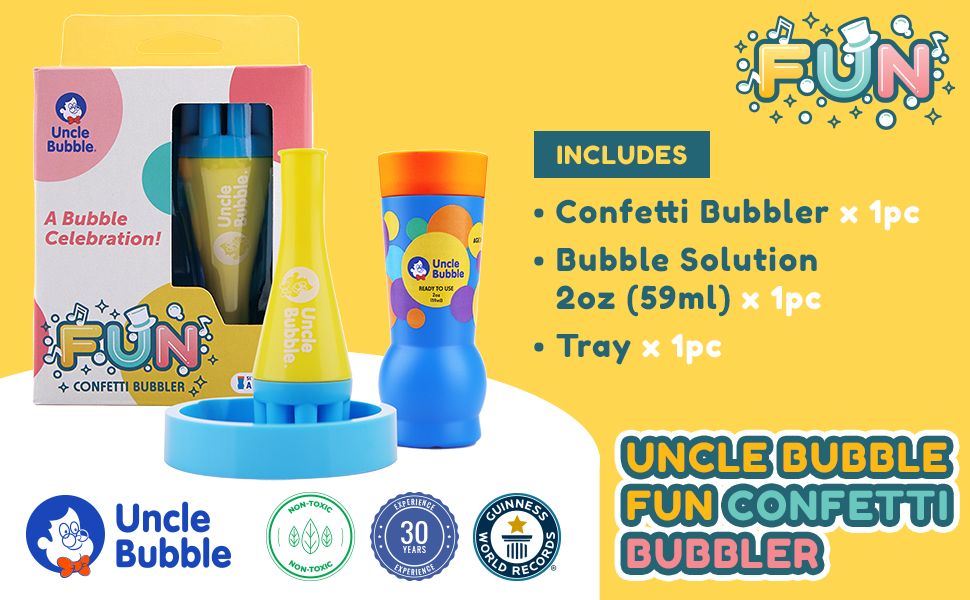 mini bubble blower & bubble wand