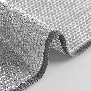 Multipurpose Wire Rags Wet Dry Stainless Steel Scrubber Non-Scratch Wire Dishcloth for Washing Dishe