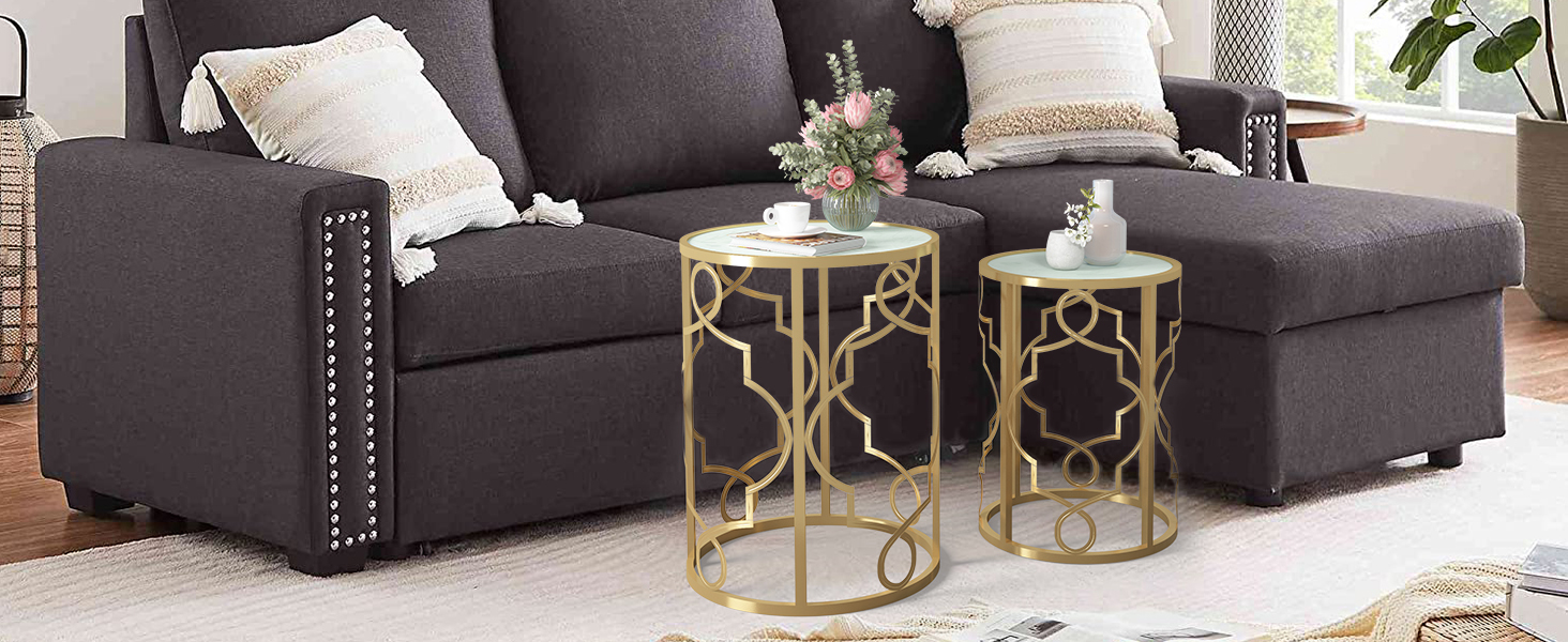 round end tables living room