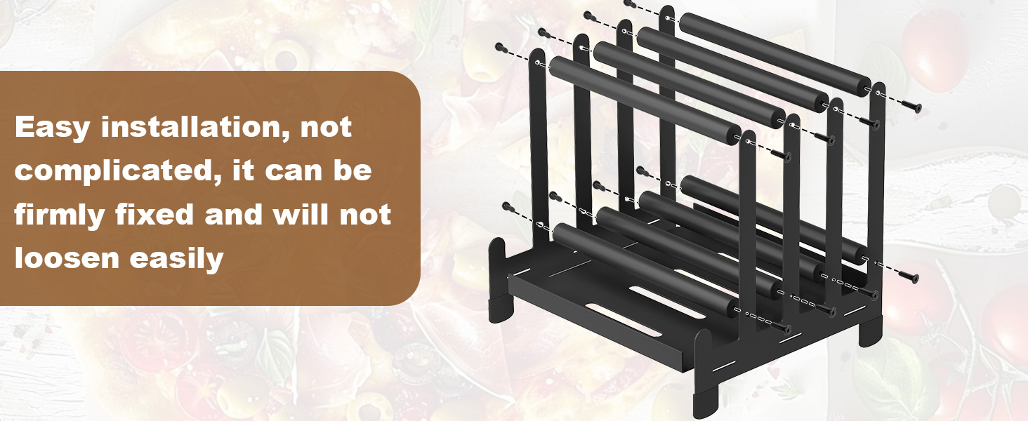 Easy installation, not complicated, it can be firmly fixed and will not loosen easily