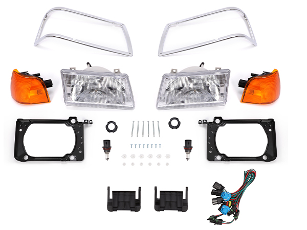 38灯　15個セット Amazon.com: KUAFU Pair Headlight w/Adjusters + Corner Light