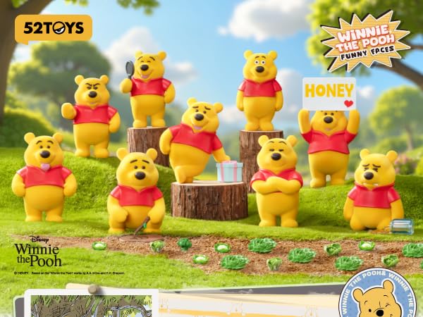 Amazon | 52TOYS BLINDBOX Winnie the Pooh-Funny Faces「くまのプー Amazon | 52TOYS BLINDBOX Winnie the Pooh-Funny Faces「くまのプー