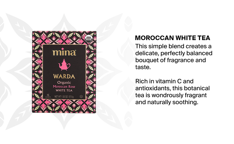 mina organic rose white tea moroccan rose tea rose buds organic rose white tea rose
