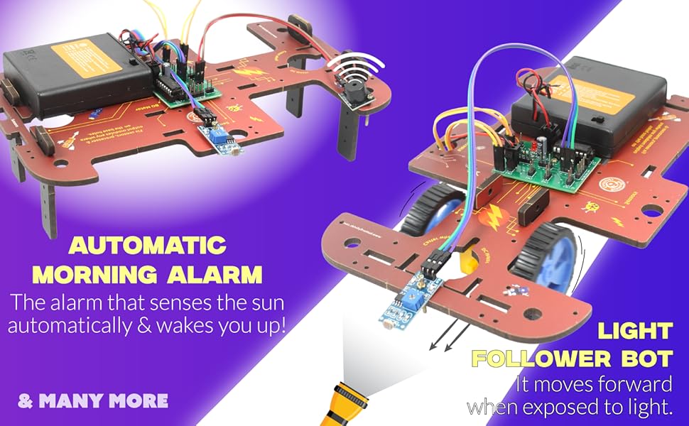 STEM Robotics Projects Kit 10in1 Robots with Sensors for Ages 8-12