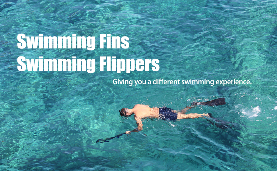 Swimming Fins Swimming Flippers Training Fin Kids Teenagers Swimming