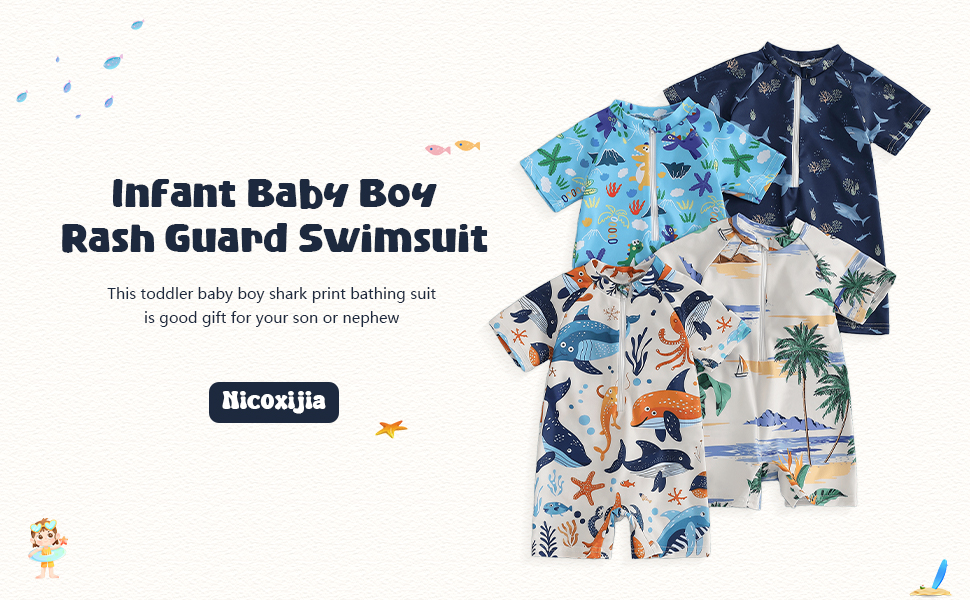 Baby Boy Swimsuit Swimming Costume