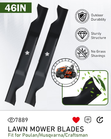 Amazon.com : ELITEWILL 187256 3pcs Lawn Mower Blades with 54