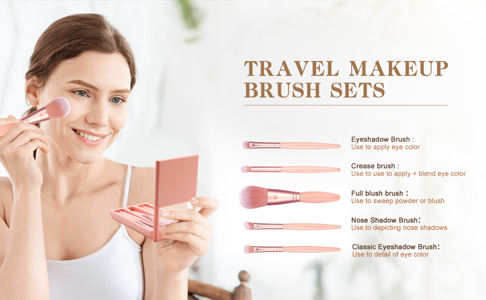 Travel Makeup Brush Set