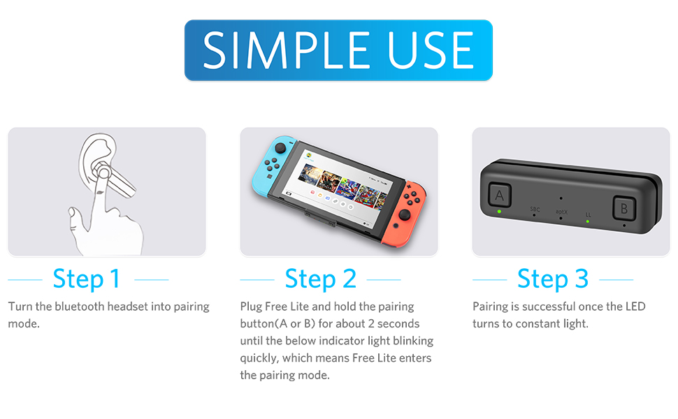 FreeLite Bluetooth 5.0 aptX Low Latency Transmitter Adapter