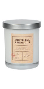 Willa White Tea &amp;amp; Hibiscus Candle